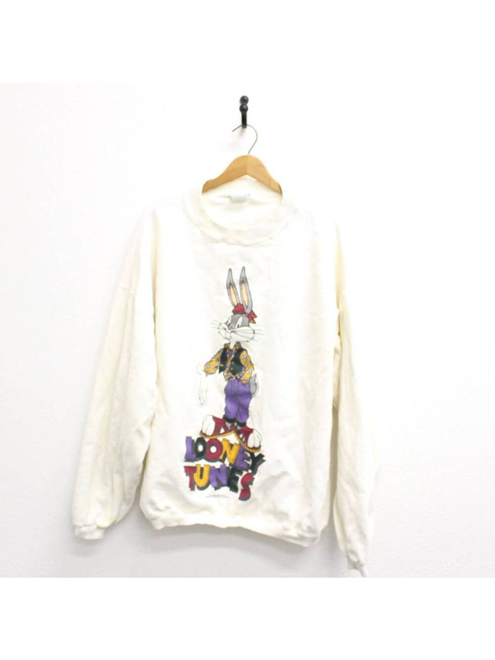 Vintage Bugs Bunny Hippie Looney Tunes Sweatshirt XXL 2X